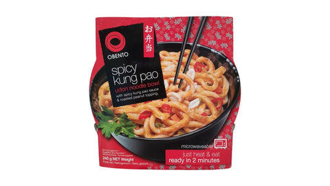 Obento Spicy Kung Pao Udon Noodle Bowl