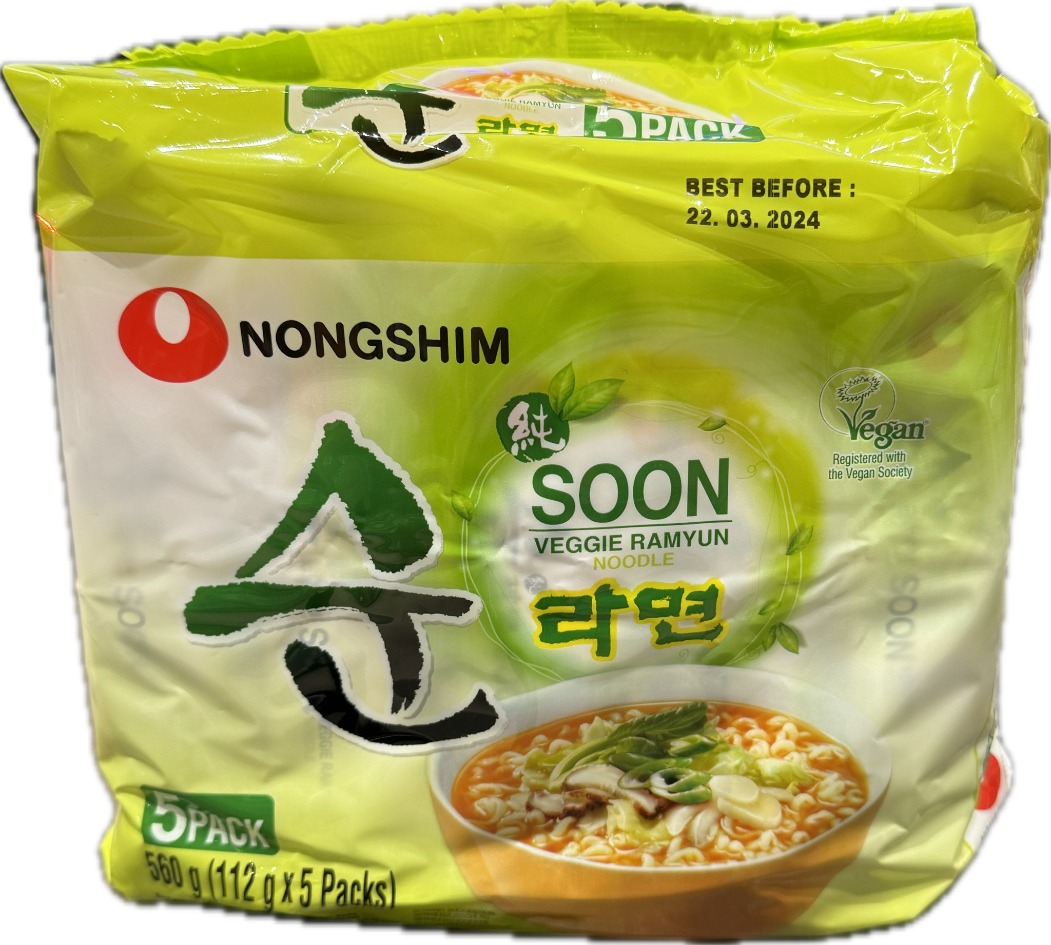 Veggie Soon Ramyun 5 Pack