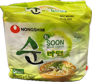 Veggie Soon Ramyun 5 Pack