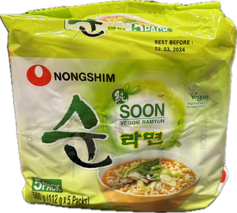 Veggie Soon Ramyun 5 Pack