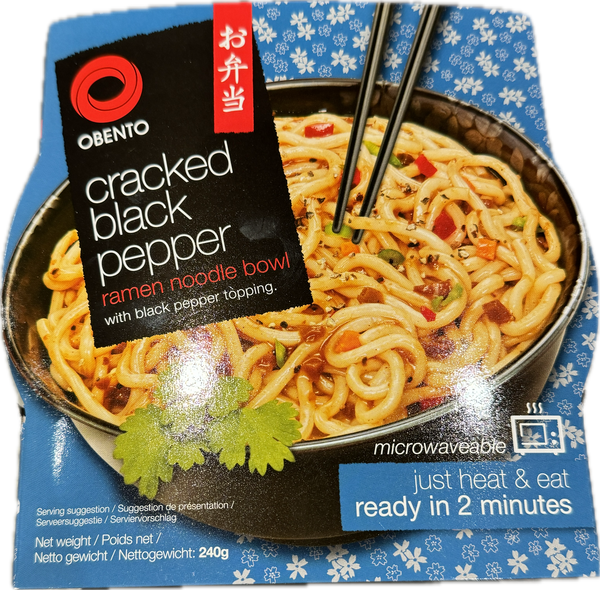 Cracked black pepper Udon