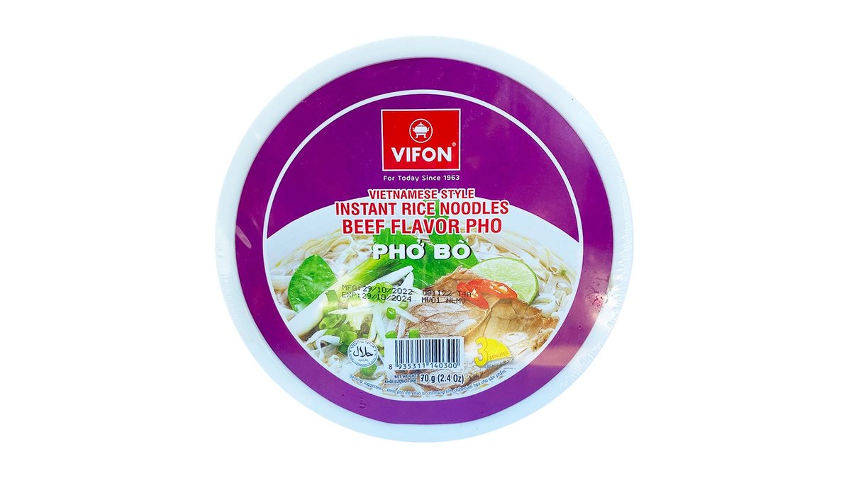 Instant Rice Noodles Rind Pho Bo