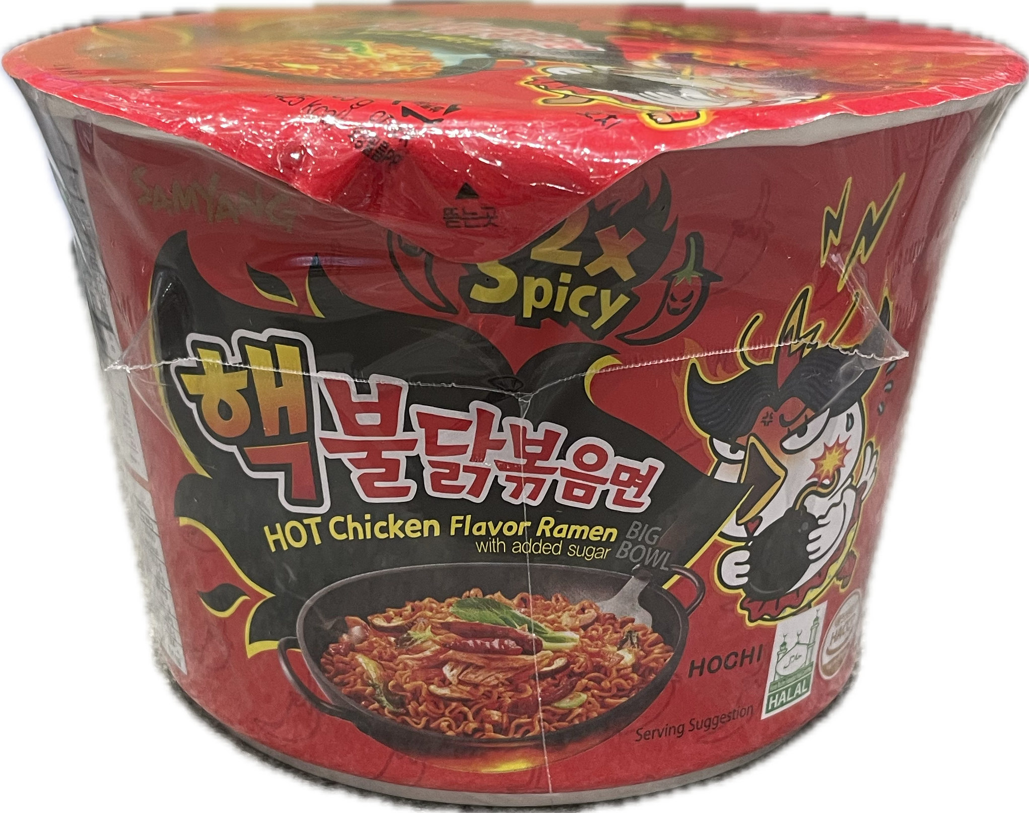 Buldak cup noodle hot chicken