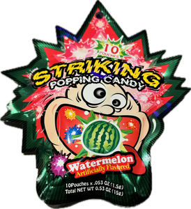 Wassermelone popping candy