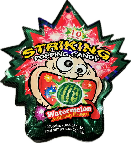 Wassermelone popping candy