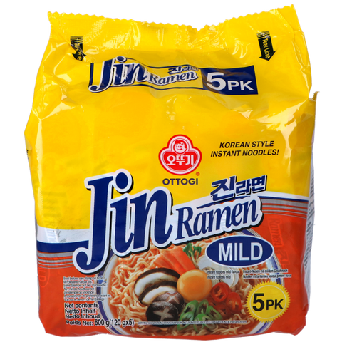 Ottogi Jin Ramen Mild 5er Pack