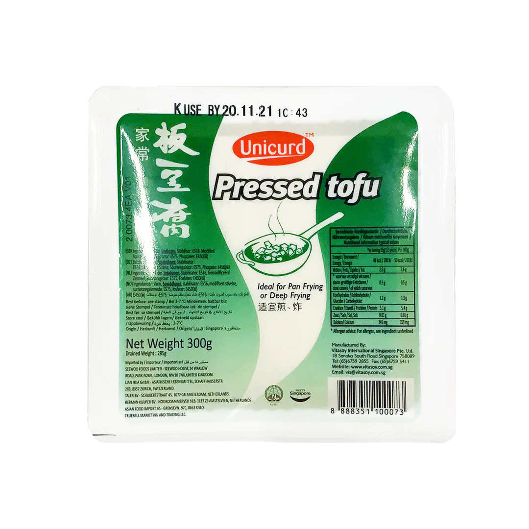 Unicurd Gepresster Tofu Grün 300g