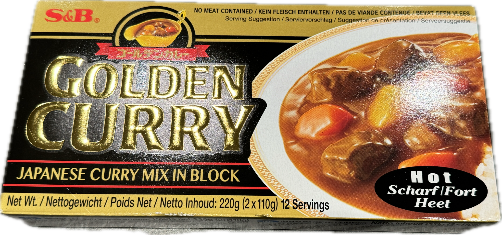 Golden Curry Hot 220g