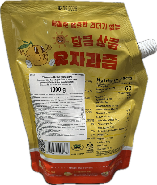 Citron fermented Tea