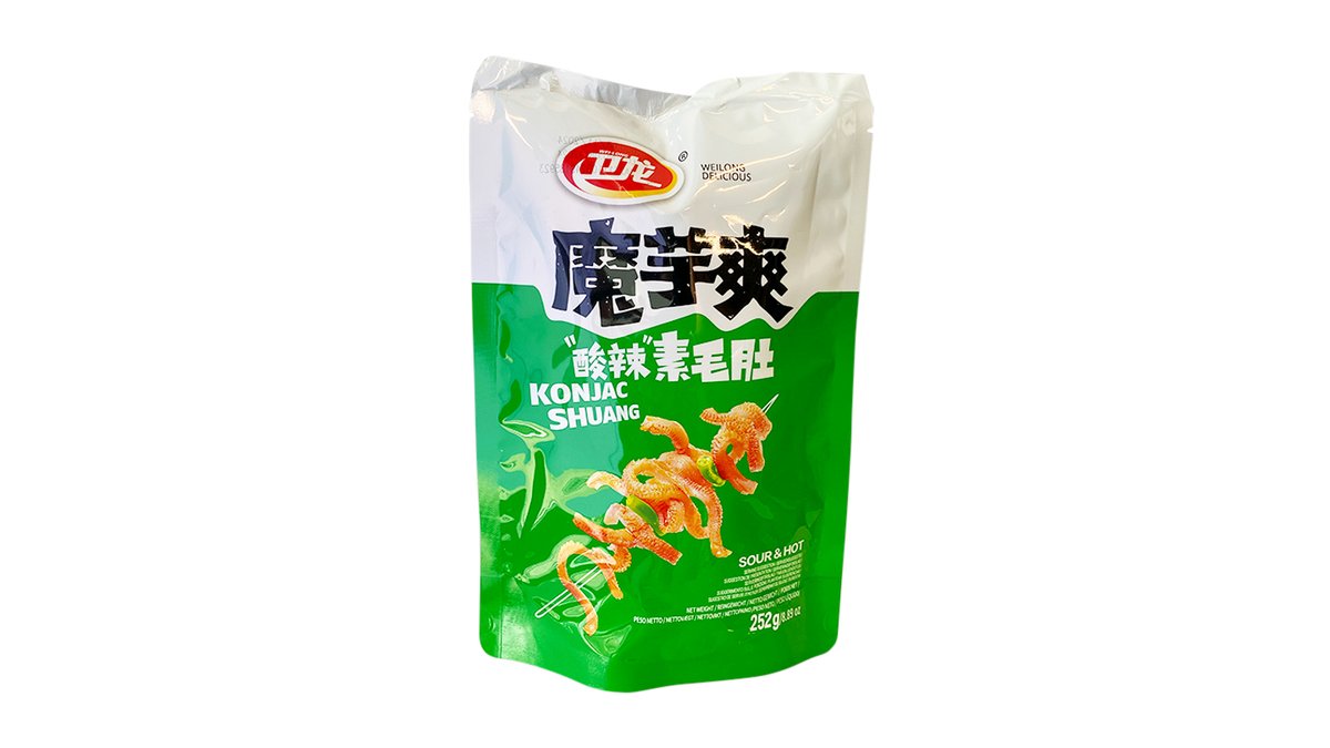 Wei-Long Konjak Snack Shuang Sauer & Scharf