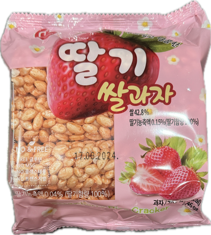 Rice cracker Strawberry Flv.