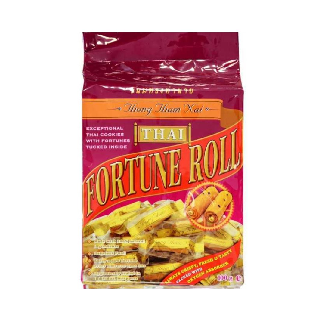 Thong Tham Nai Thai Fortune Roll Glückskekse