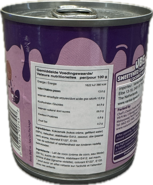 Ube coconut condensed milk