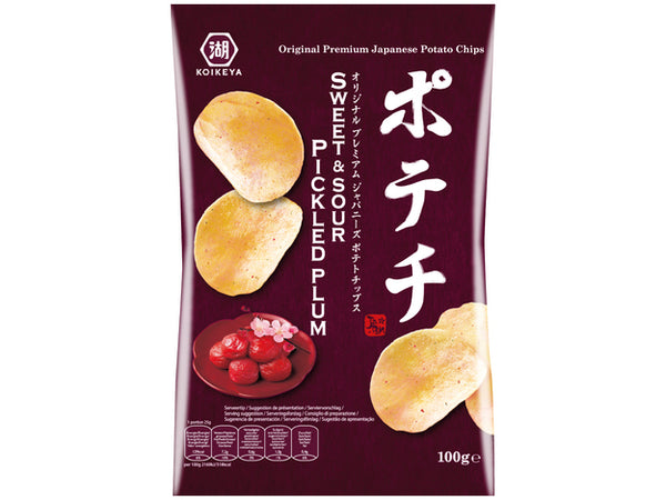 Pickle plum chips