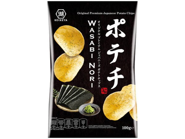 Wasabi nori chips