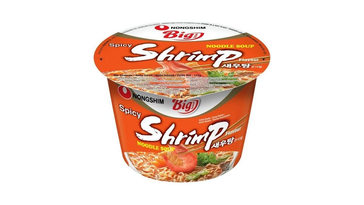 Nongshim Instant-Nudeln Shrimp Big Bowl
