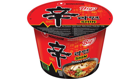 Instant-Cup-Nudeln, Shin Ramyun, sehr scharf Big Bowl