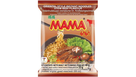 Instantnudeln, geschmortes Rind