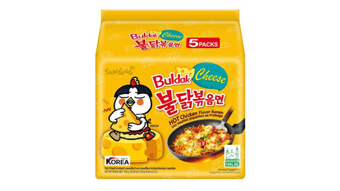 Samyang Instant-Nudeln mit scharfem Huhn-Käse-Geschmack 140g Beutel