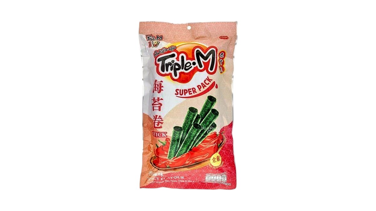 Spicy seaweed stick