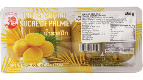 Palmzucker, Scheiben