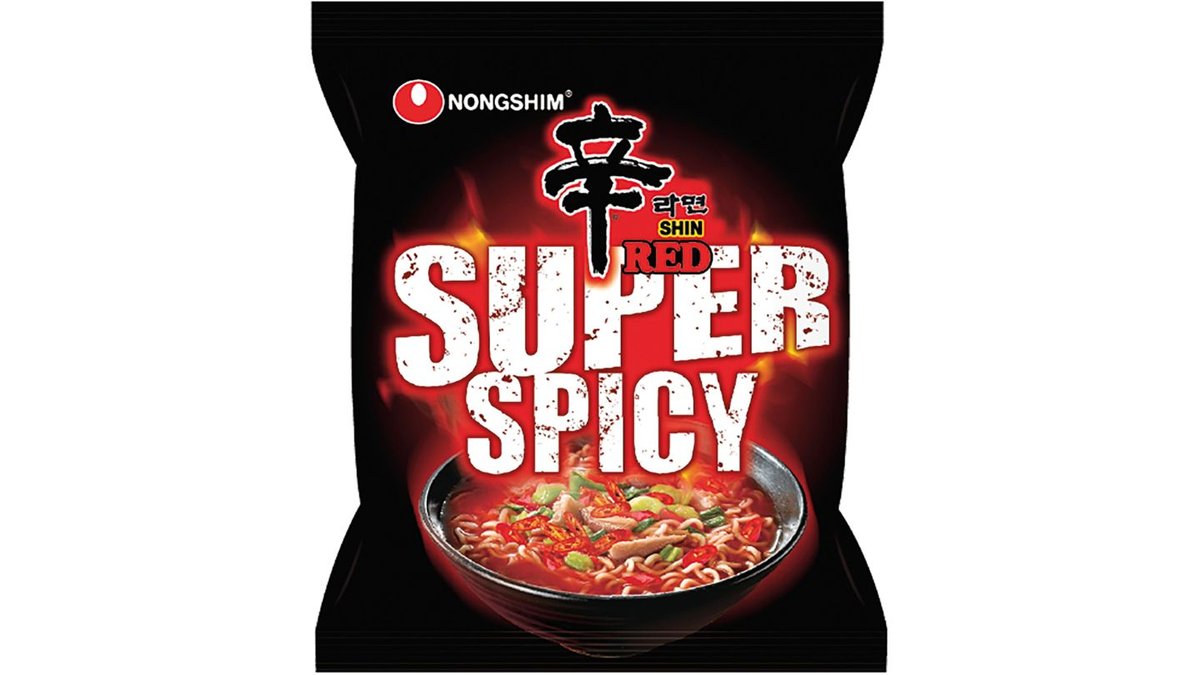 Instantnudeln, super scharf (Red Shin Ramyun)