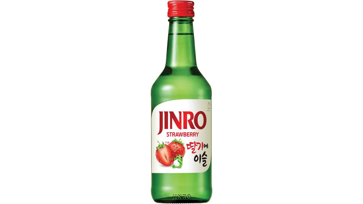 Soju, Chamisul Strawberry, 13% vol