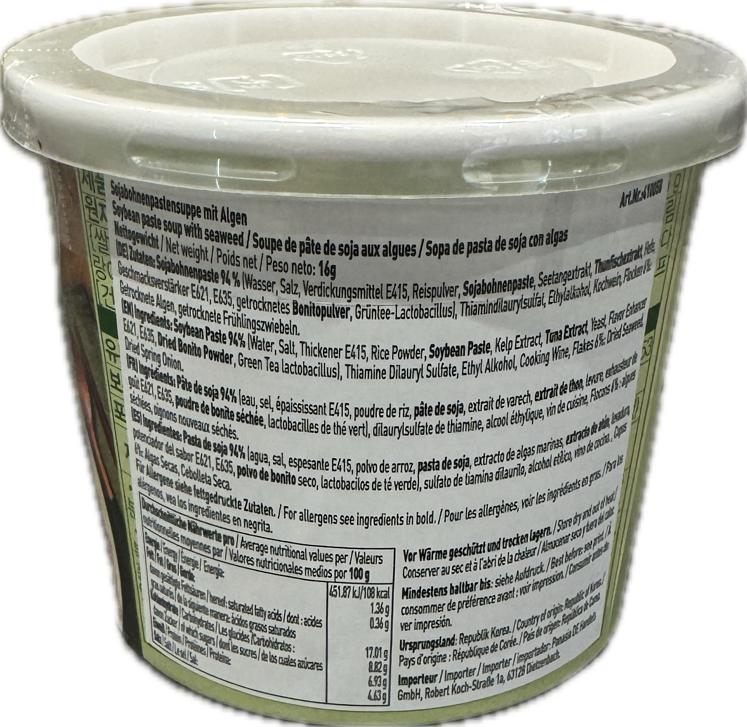 Misosuppe mit Algen