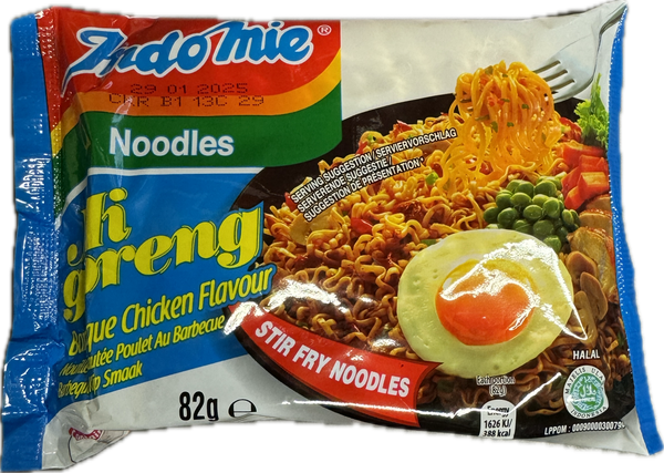 Mi goreng Bbq chicken