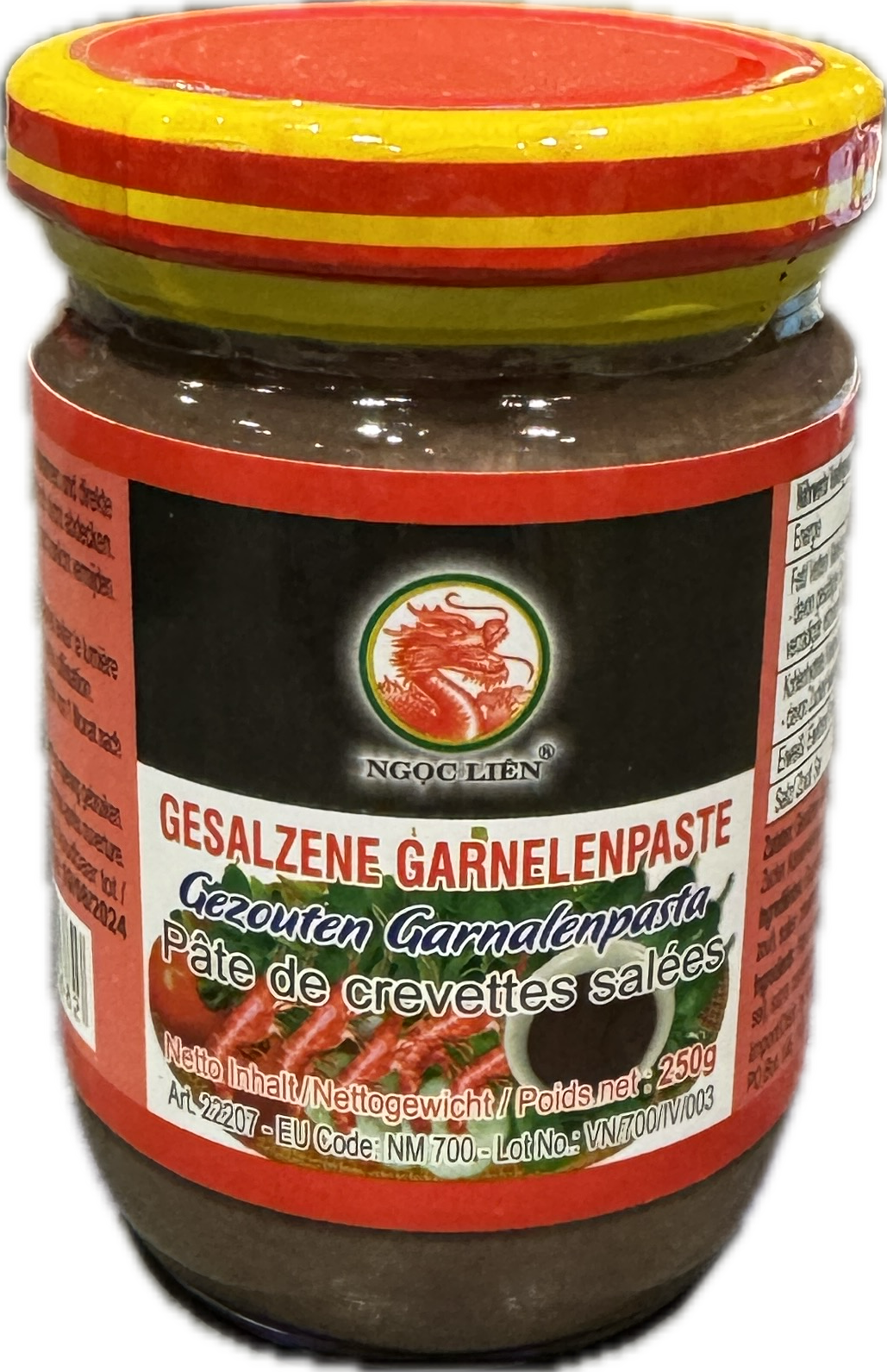 Gesalzene Garnelenpaste