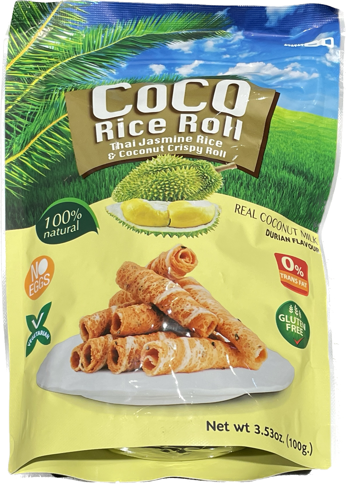 Coco rice roll (Durian)