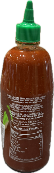 Sriracha hot chili sauce