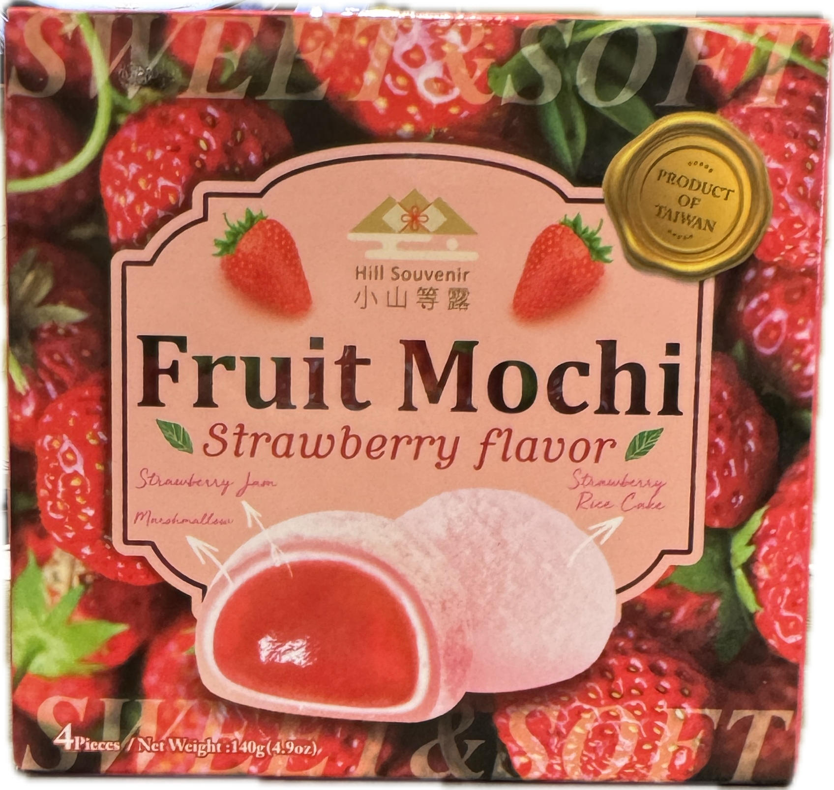 Erdbeere Mochi