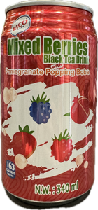 Berry popping Bubble Tea