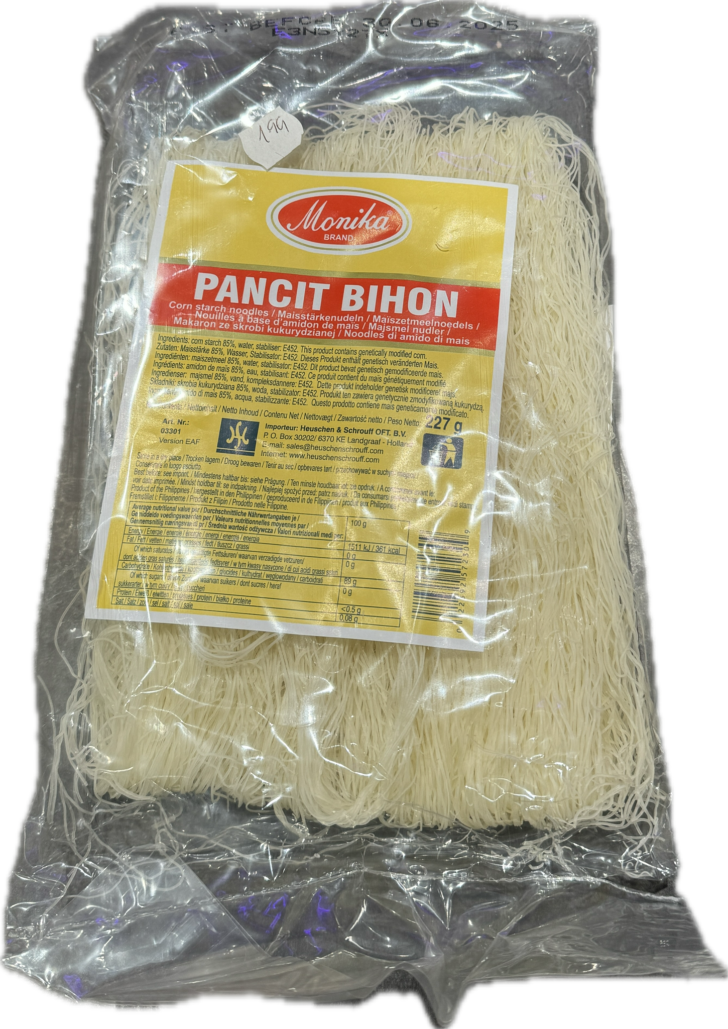 Corn starch noodles