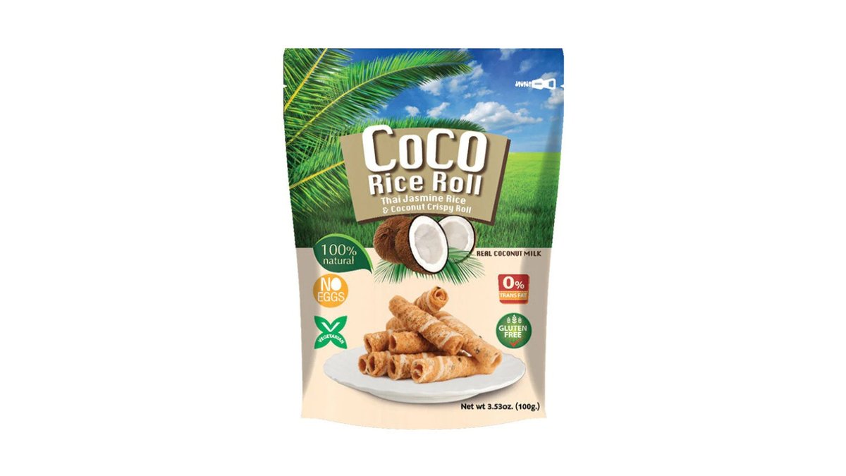 Coco Knusprige Reisrolle Kokosnuss 100g