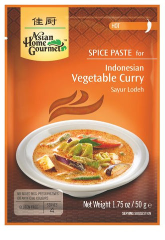 Indonesisches Gemüse Curry Würzpaste, 50 G