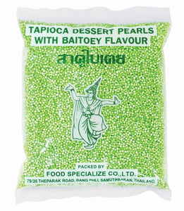 Tapiokaperlen mit Pandan-Geschmack, 454 G